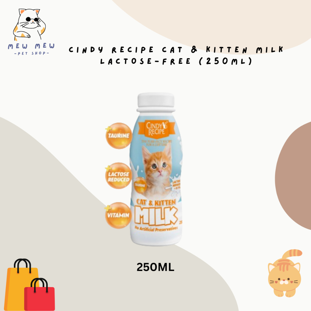 Cindy Recipe Cat & Kitten Milk LactoseFree 250ml Shopee Malaysia