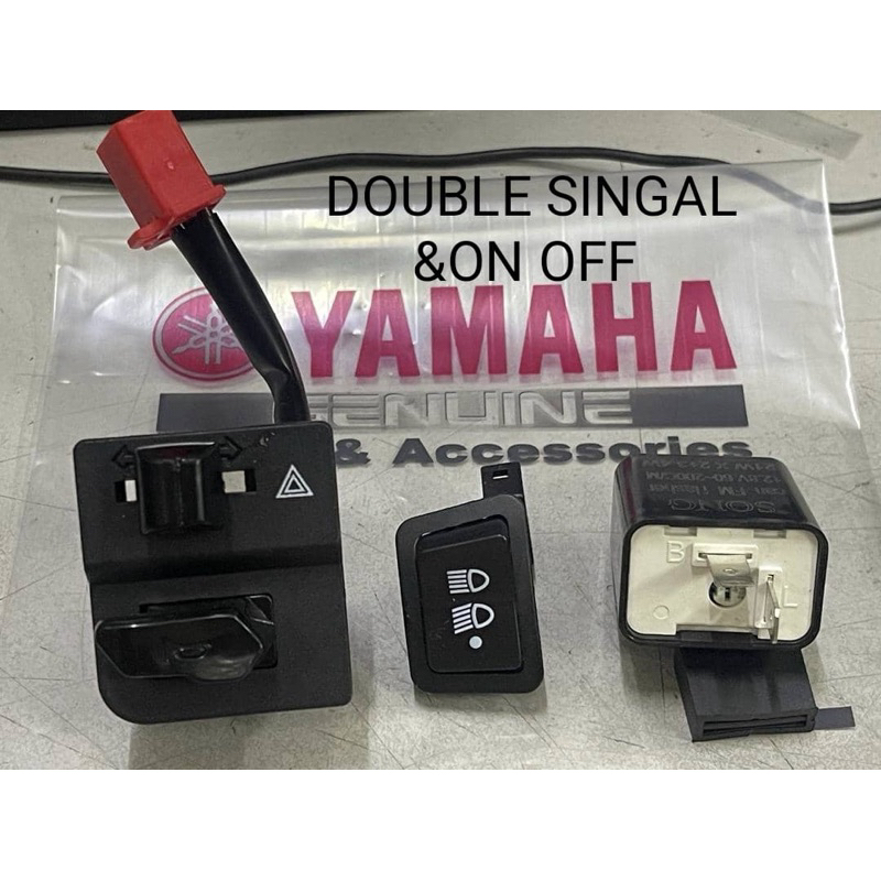 YAMAHA LC135 V8 Fi / EGO GEAR Y15 v1 PNP HI LOW ON OFF HANDLE switch ...