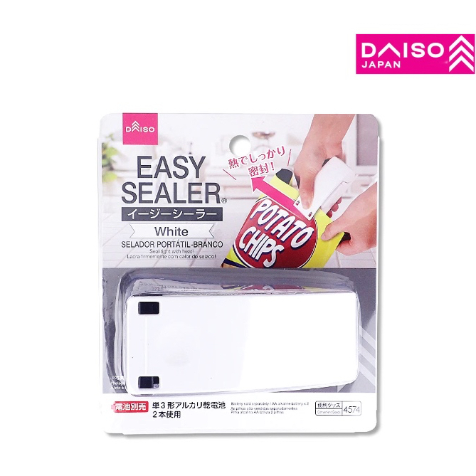 DAISO Easy Handy Sealer Heat Sealing Action Shopee Malaysia