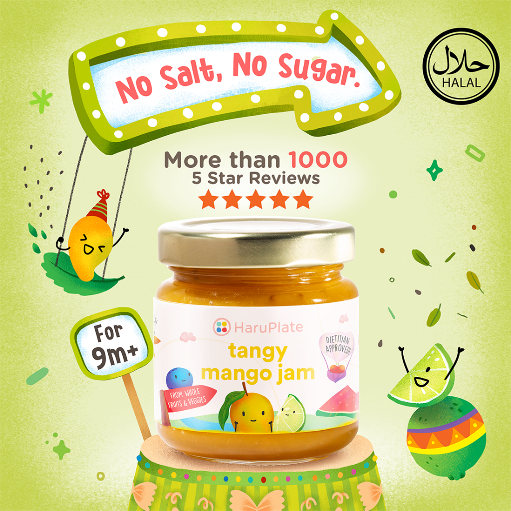 No Sugar All Fruit Jams by HaruPlate Tangy Mango Jam (HalalCertified
