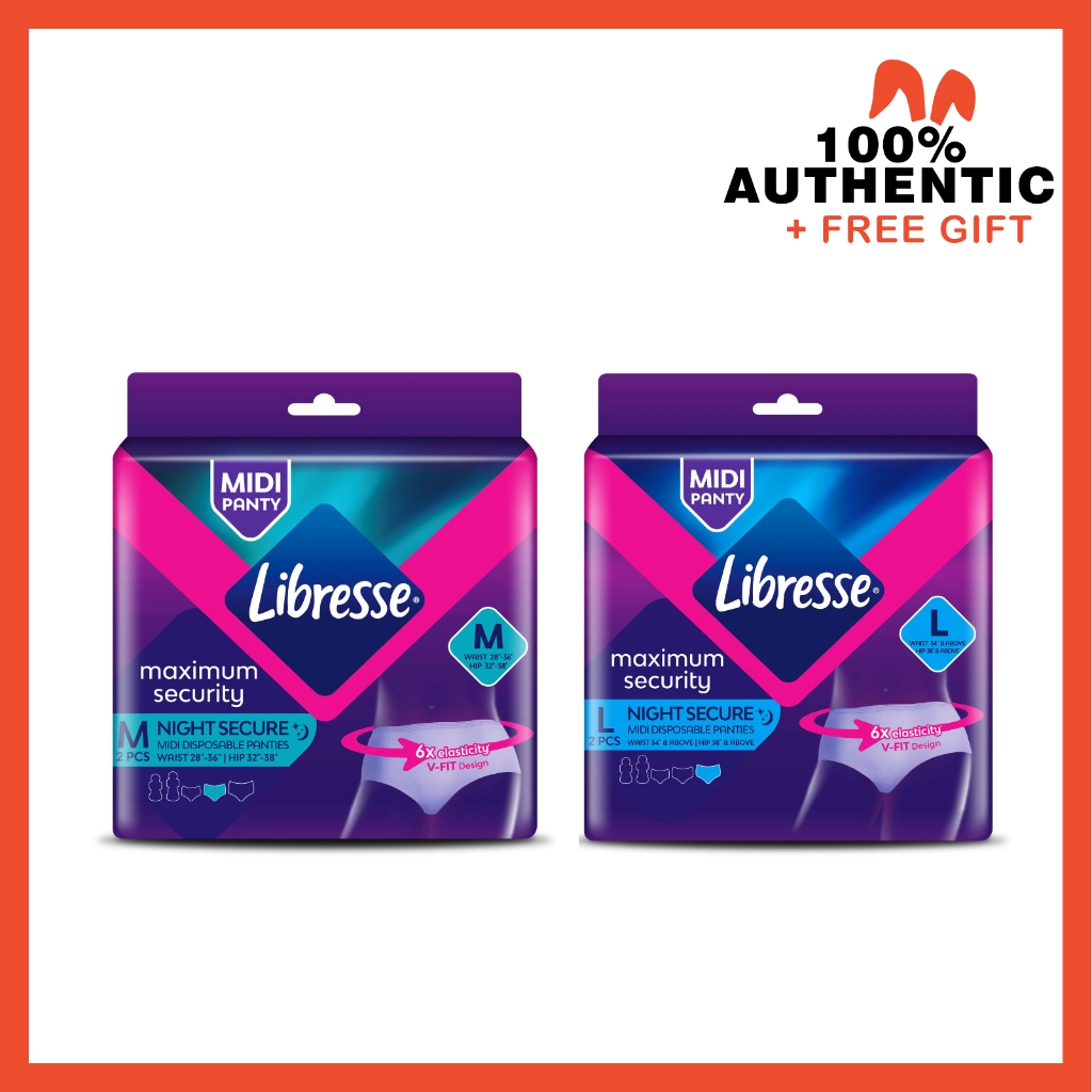 Libresse Midi Maximum Security Disposable Panties 2s | Shopee Malaysia