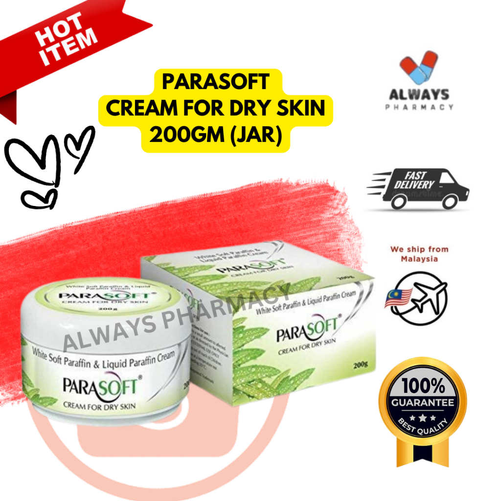 PARASOFT CREAM FOR DRY SKIN 200GM (JAR) Shopee Malaysia