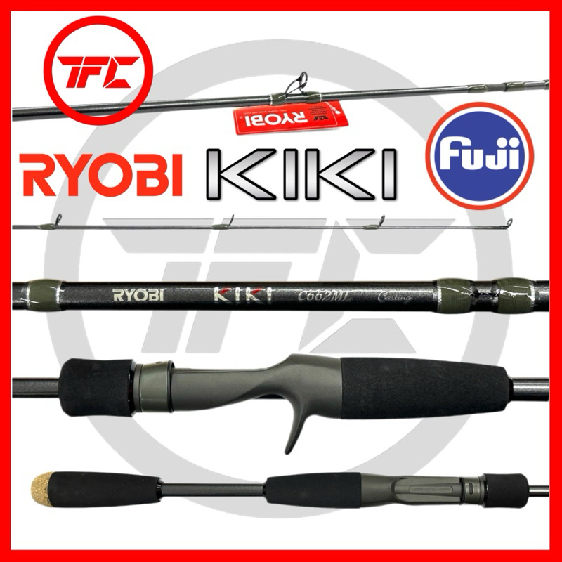 RYOBI KIKI Baitcast & Spinning Rod BC Baitcasting Medium Light