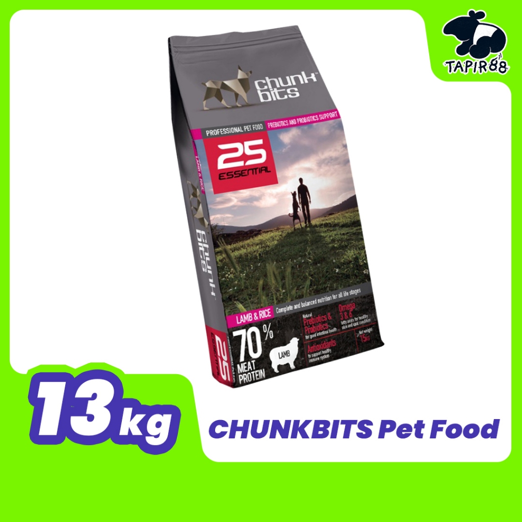 FREE SHIP Chunk Bits BESPOKE GRAIN FREE Vigorous Dog Food 6KG 13KG 15KG ...