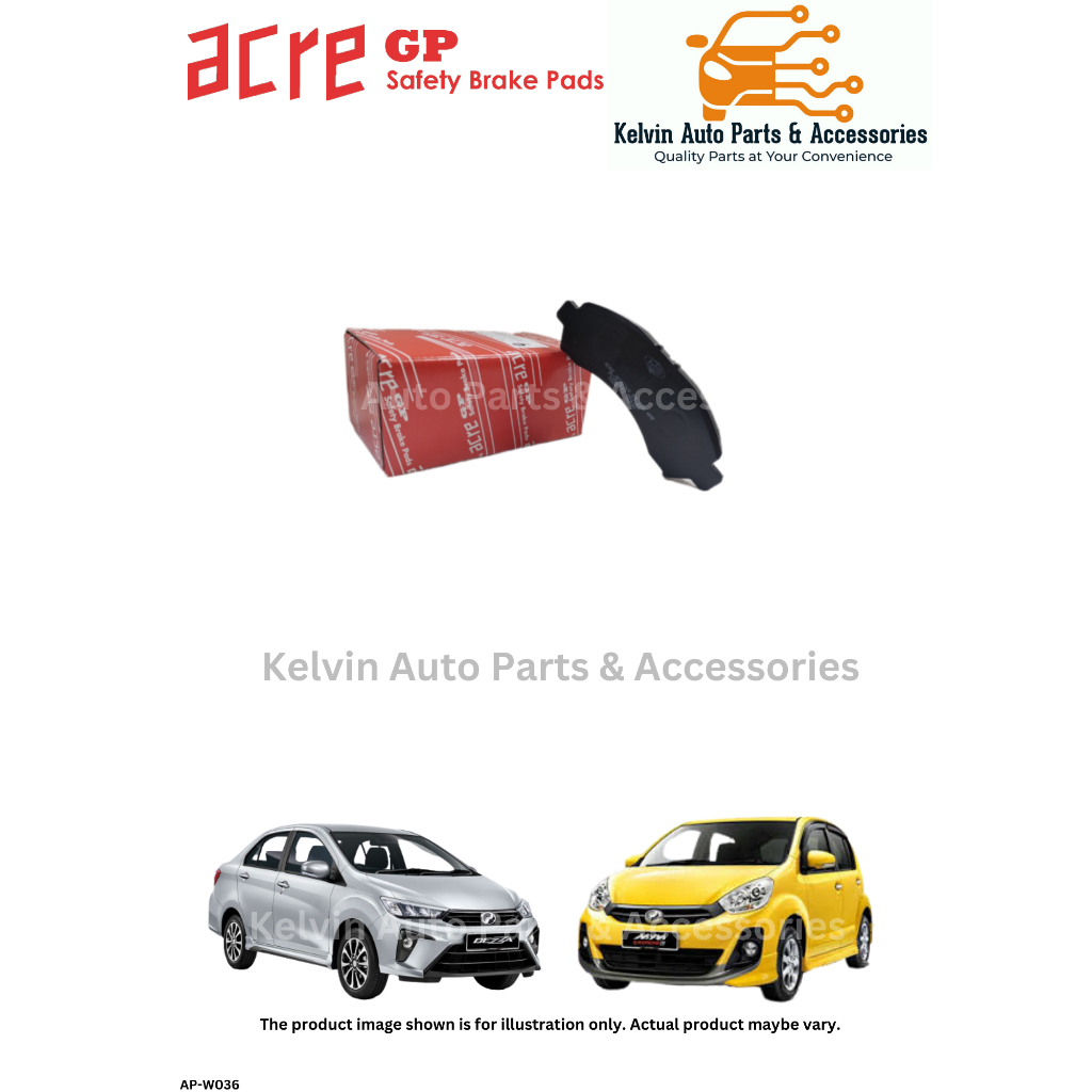 ACRE Perodua Myvi Lagi Best, Bezza Brake Pad (Front) | Shopee Malaysia