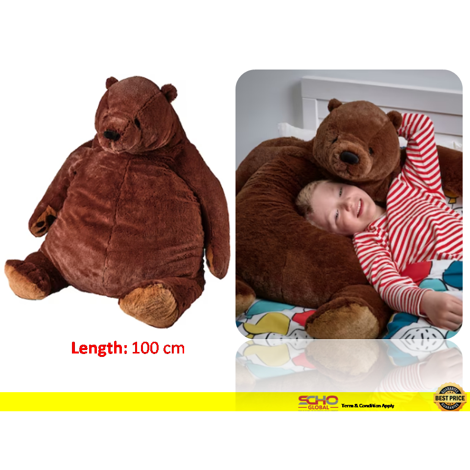 IKEA-DJUNGELSKOG Soft toy, brown bear