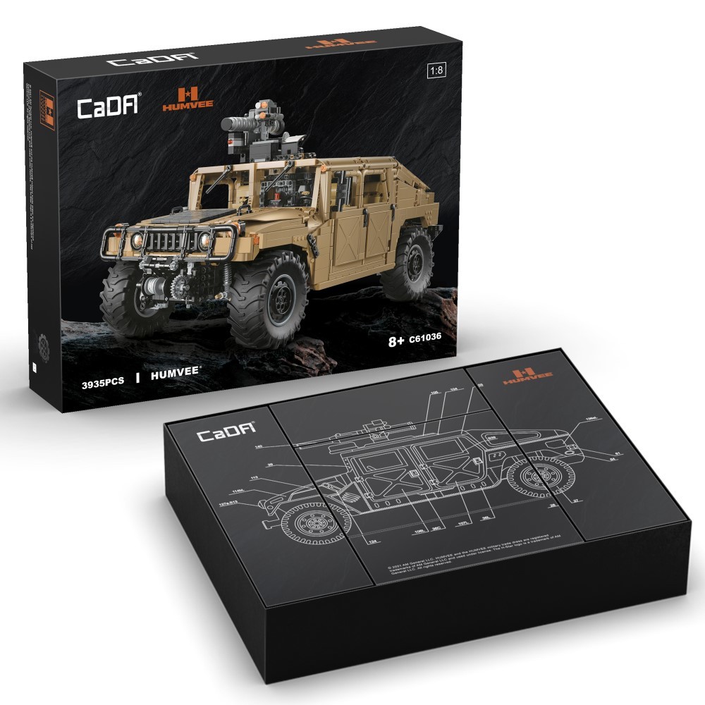 CaDA Humvee Off-Road 1:8 C61036W Block Toy Set (3935 Pieces) | Shopee ...