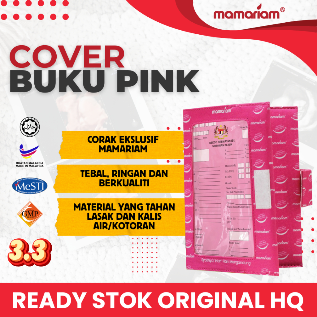 Cover Buku Pink Limited Edition Mamariam Material Yang Tahan Lasak ...