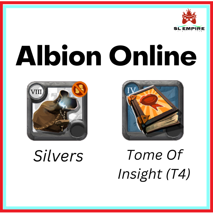 Albion Online Silvers (100 Hand Farmed) Adept's Tome of Insight (T4