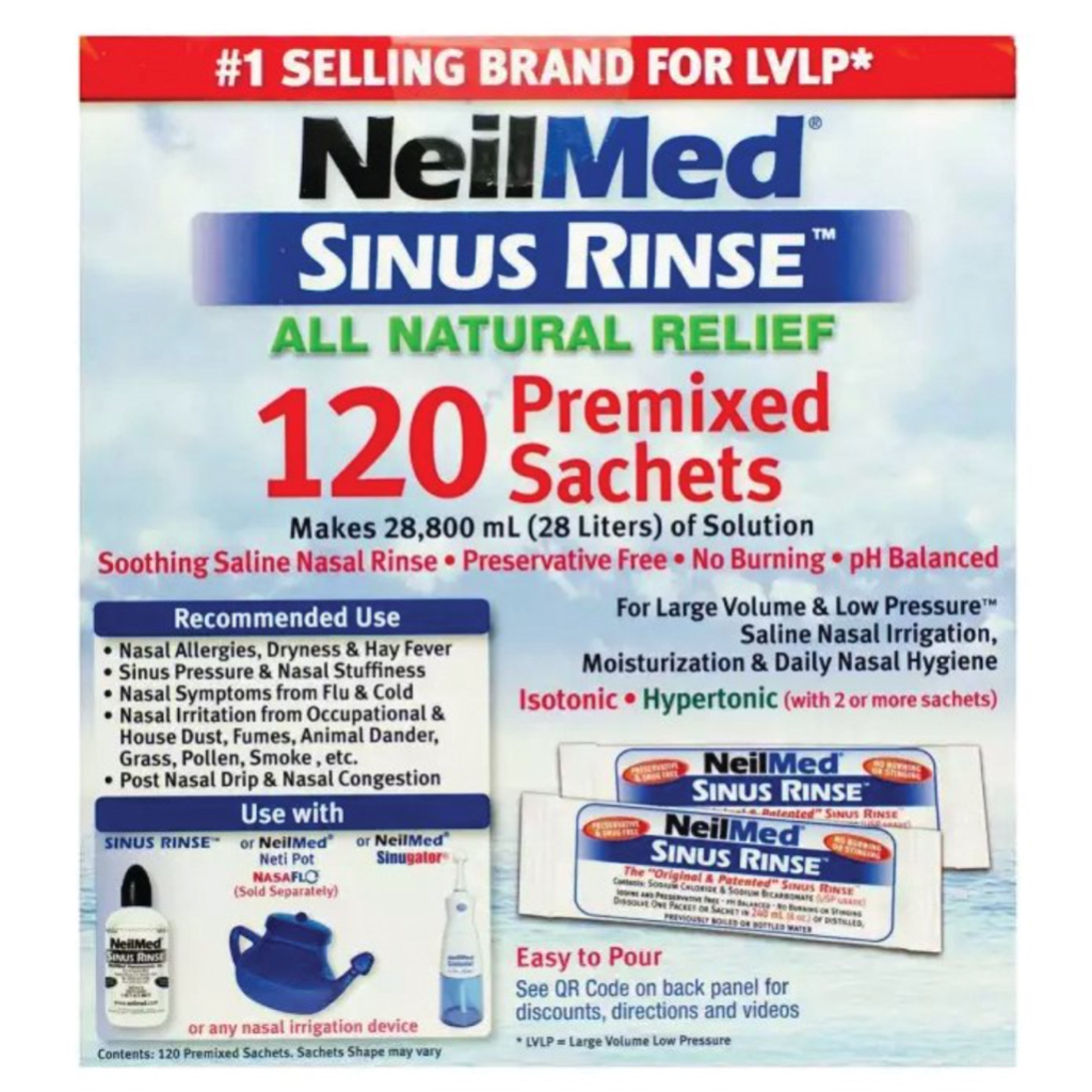 Neilmed Sinus Rinse Premixed Regular Sachets 120s | Shopee Malaysia