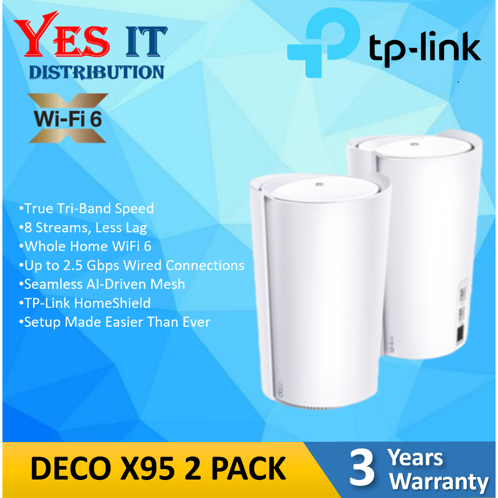 TPLink Deco X20/X50/X60/X68/XE75/X90/X95/X204G/ X505G AX3000 Next