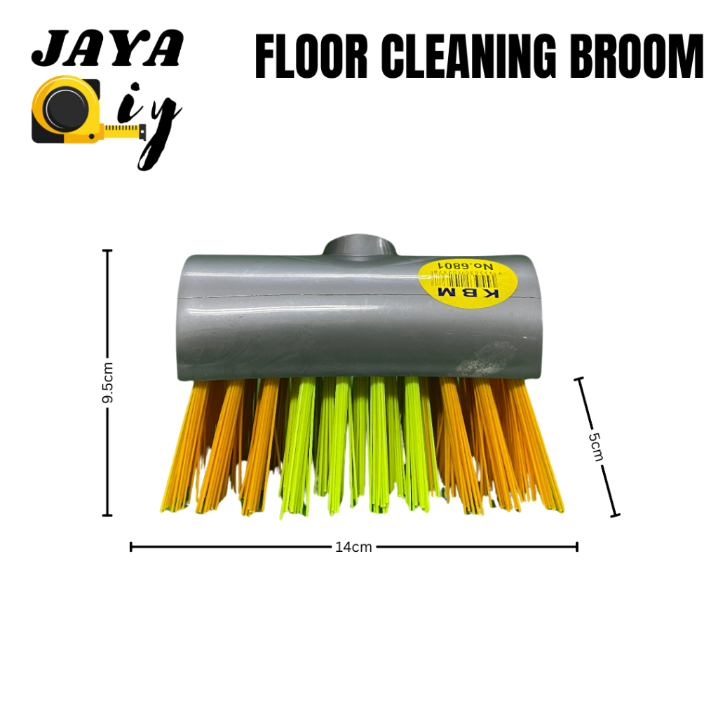 PREMIUM Nylon Hard Floor Broom / Drain Broom / Floor brush / Penyapu ...