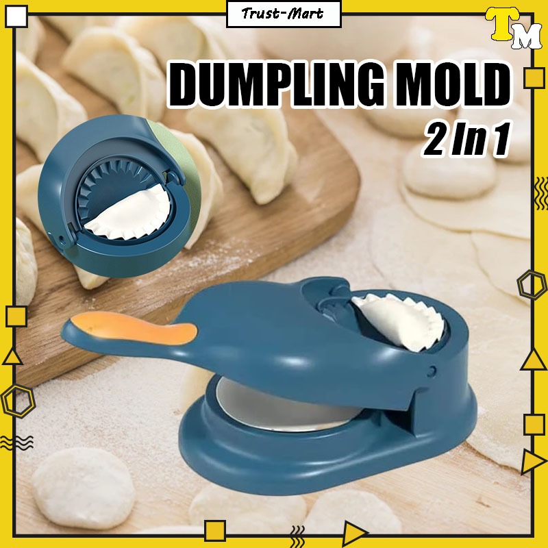 Dumpling Maker Karipap Maker Dough Pressing Tools Set 2 In 1 Manual 