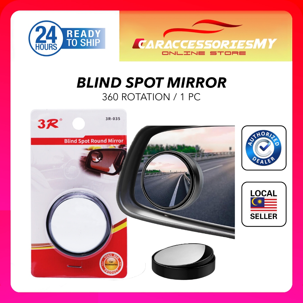 3R car blind spot round mirror side mirror 360 rotation Wide Angle Car ...