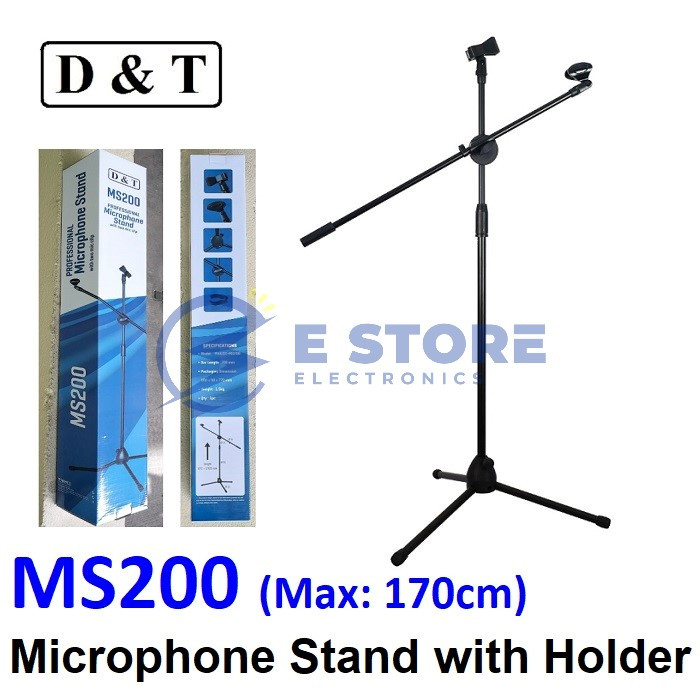 20DS004 MICROPHONE FLOOR STAND 91CM TO 157CM HIGH C0511A main image 1