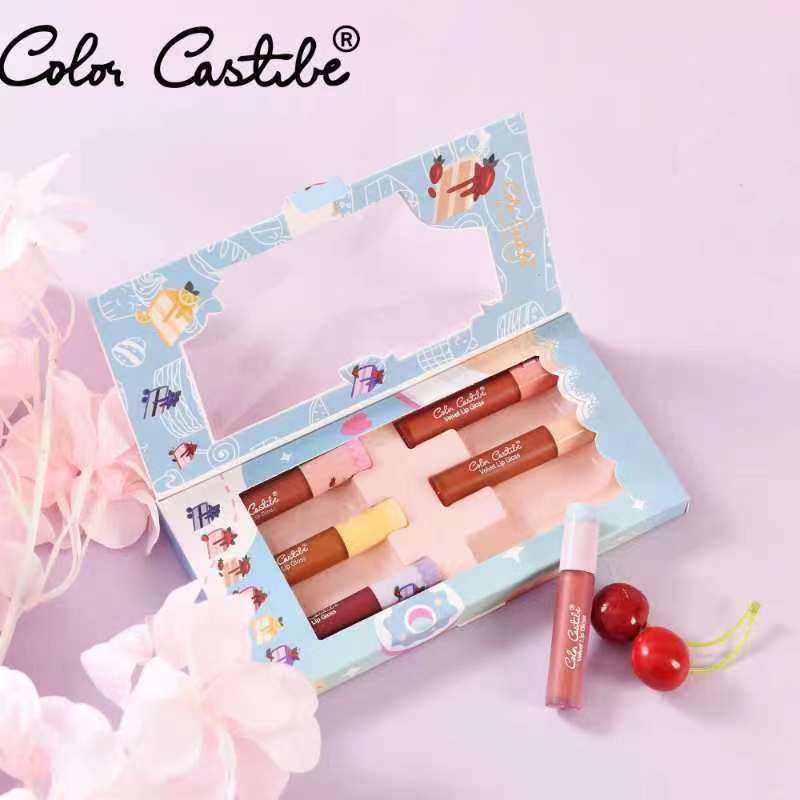 Color Castle Sweet Cake Matte Lip Gloss ( 6pcs ) | Shopee Malaysia