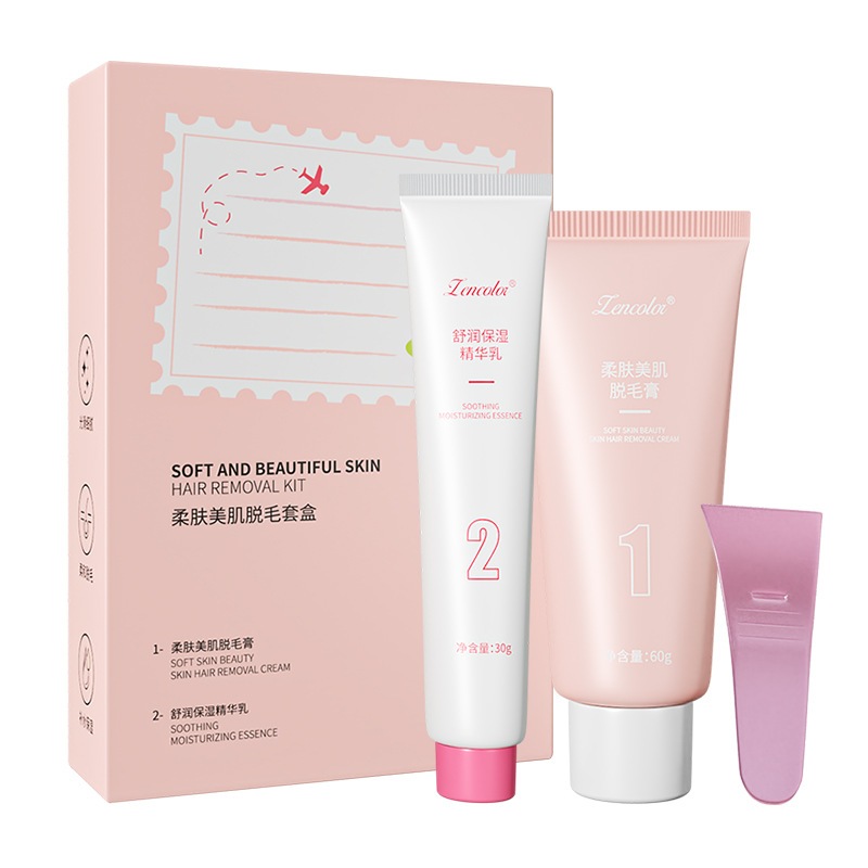 Zencolor Body Hair Painless Removal Cream Set 正彩脱毛膏面部温和去 