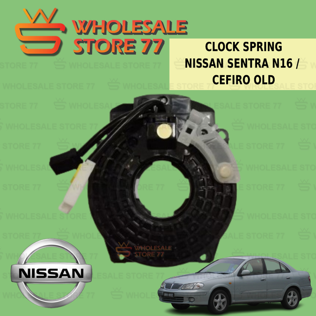 Original & Warranty | Nissan Sentra N16/Cefiro Old Clock Spring Nissan ...