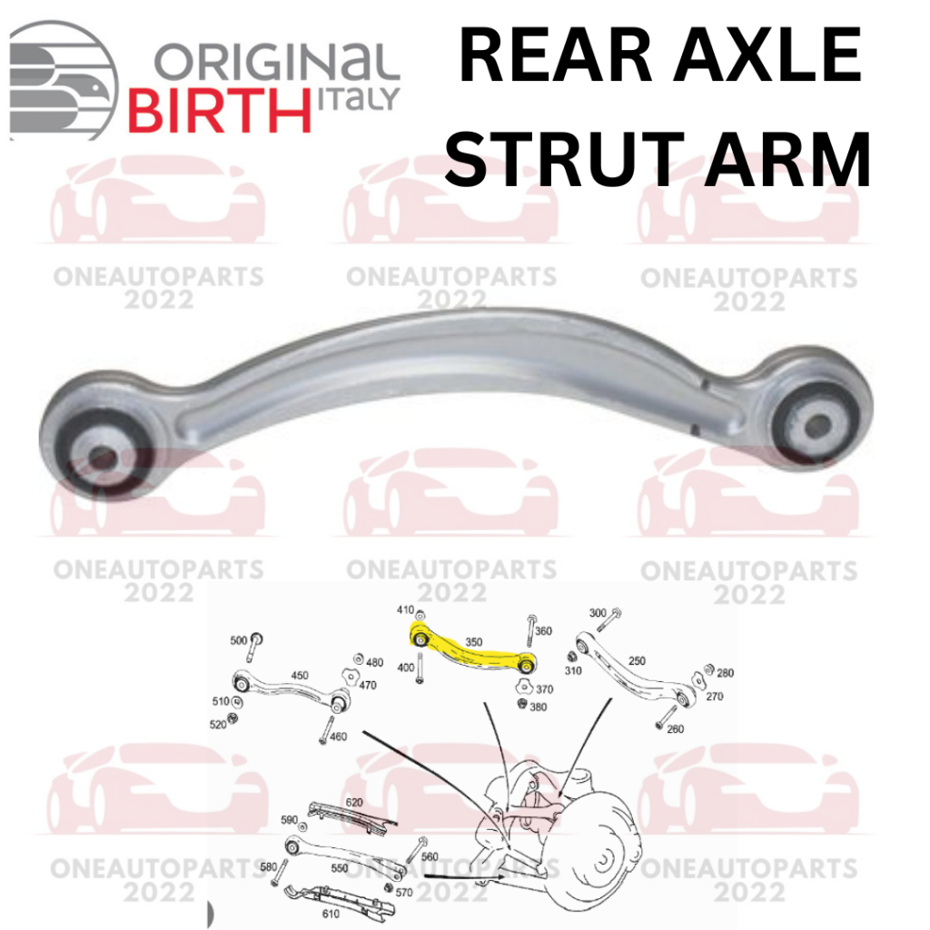 ORIGINAL BIRTH ITALY REAR AXLE STRUT ROD MERCEDES BENZ W204 W212 W205 ...