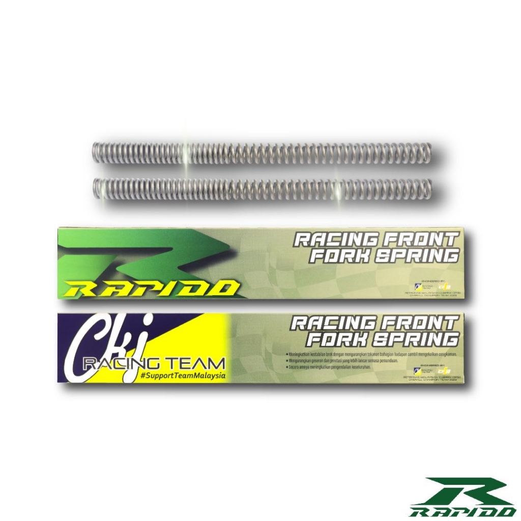 Rapido x CKJ Racing Front Fork Spring For LC135 RS150R NVX Y15ZR Y16ZR ...