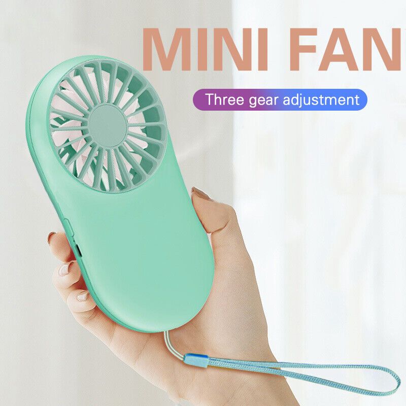 Mini Pocket Fan Mini Cooler Hand-held Fan Portable Cooling USB ...