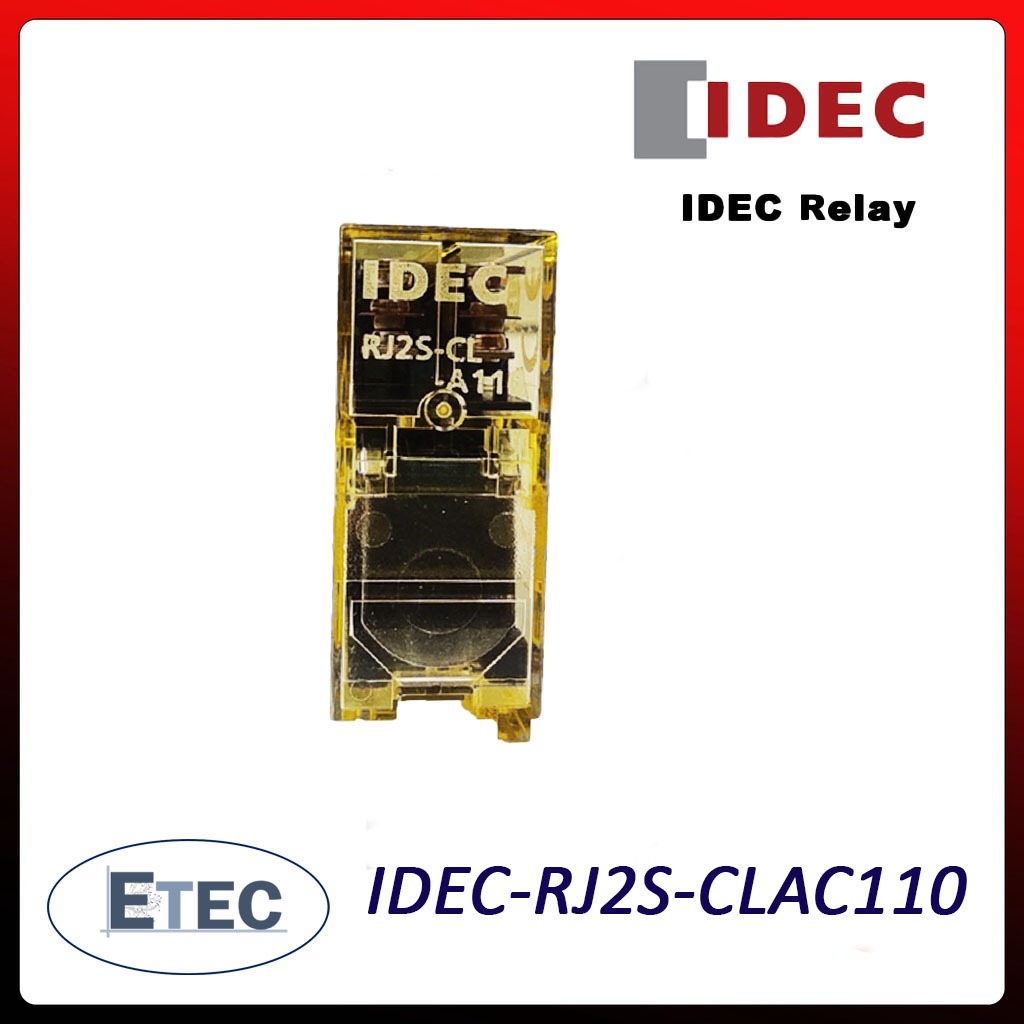 IDEC Relay RJ1S/ RJ2S (C- Standard / CL - with indicator) (RJ1S-CAC110 ...