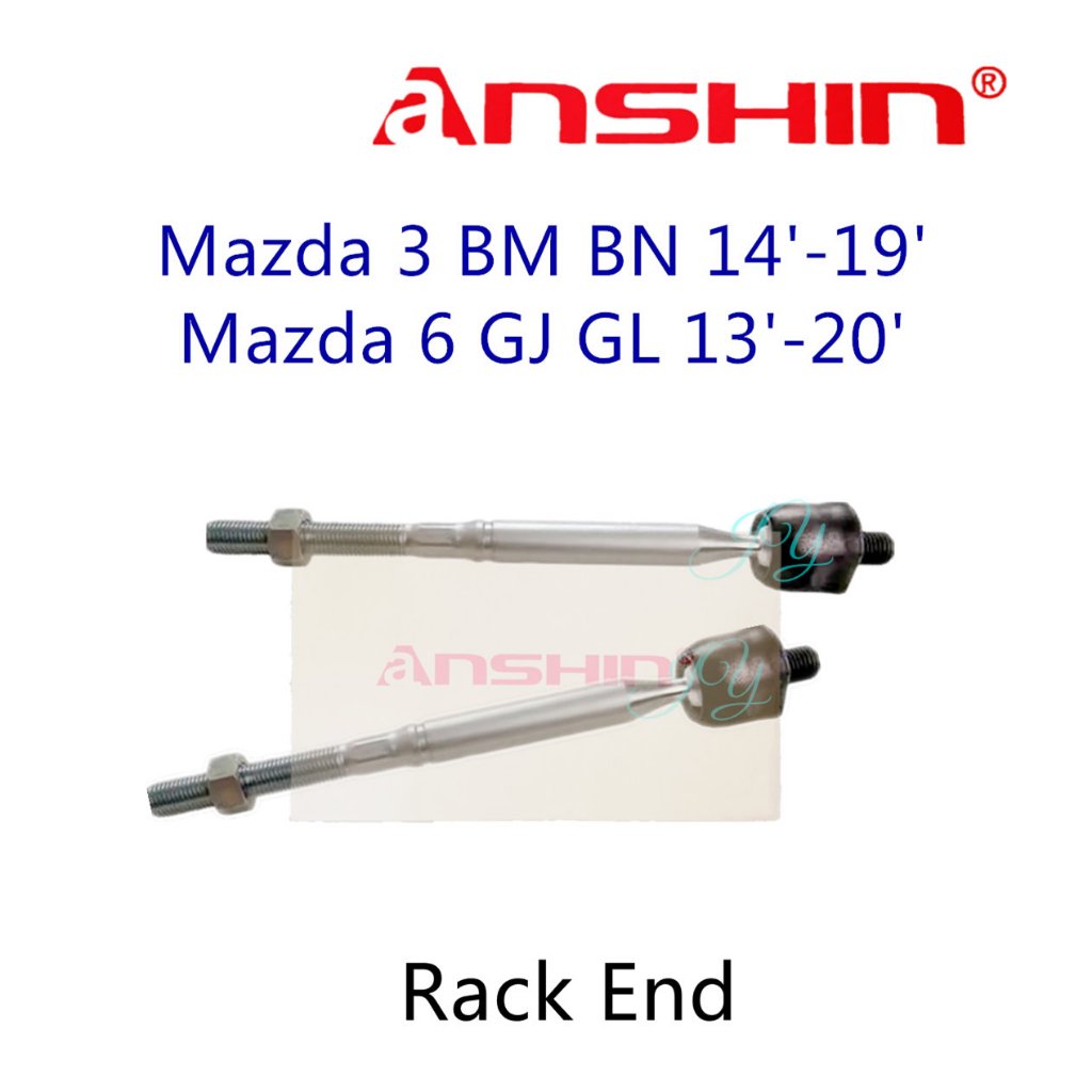 (2pcs/set) Mazda 3 BM BN 14'-19' Mazda 6 GJ GL 13'-20' Rack End Anshin ...