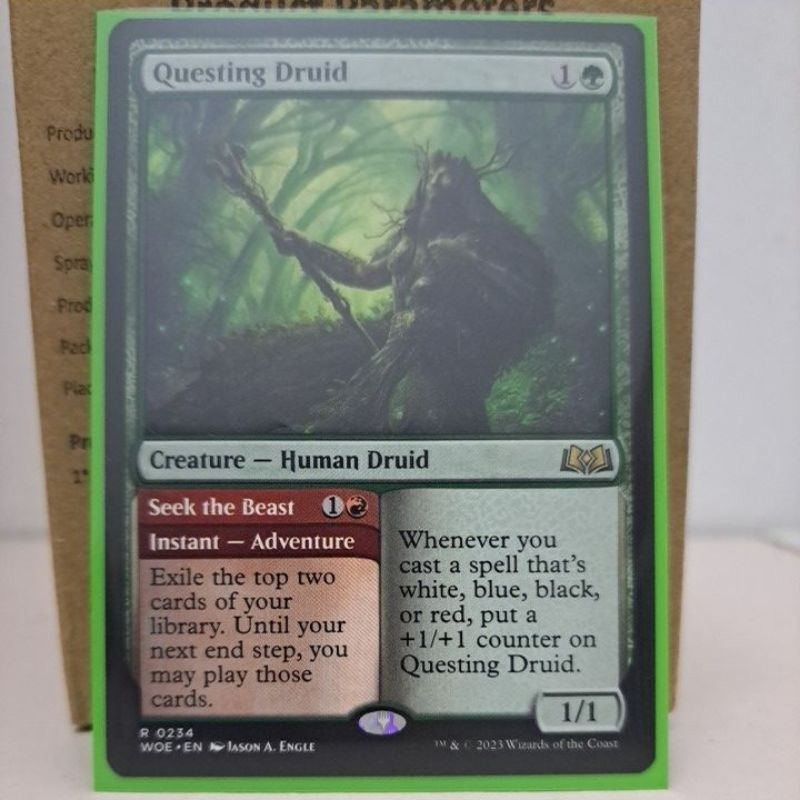 MTG Questing Druid//Seek the Beast (WOE)(Rare) | Shopee Malaysia