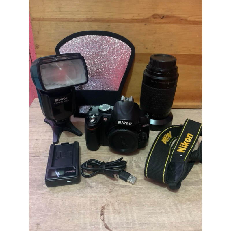 used DSLR Nikon D3000 Shopee Malaysia