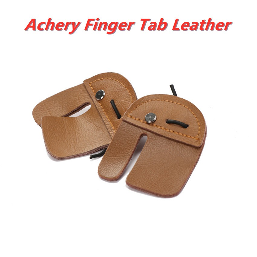 Archery Leather Finger Tab Genuine Leather With Positioning Stick Finger Tabs Shopee Malaysia