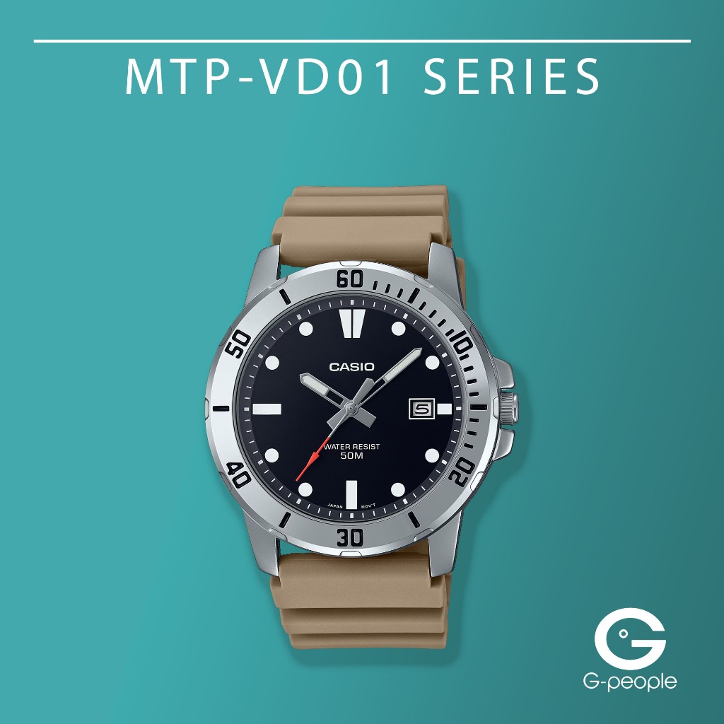 CASIO MTP-VD01-5EV / MTP-VD01-5E / MTP-VD01 ANALOG WATCH 100% ORIGINAL ...