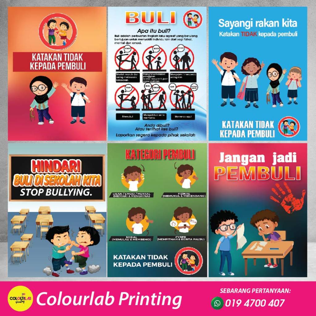 Banner Buli di sekolah | Shopee Malaysia