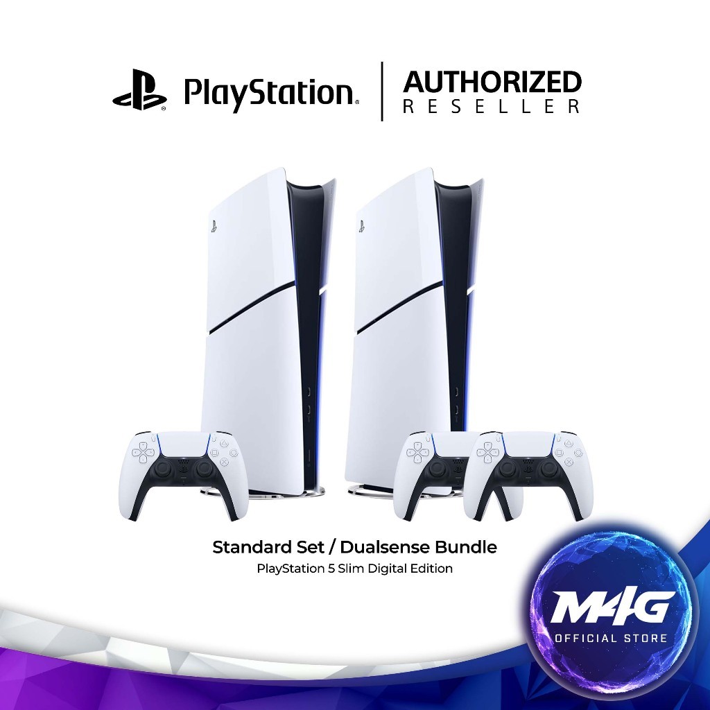 PlayStation 5 PS5 Slim Malaysia MY Console Digital Version Single / Two  Dualsense Wireless Controller Bundle | Shopee Malaysia