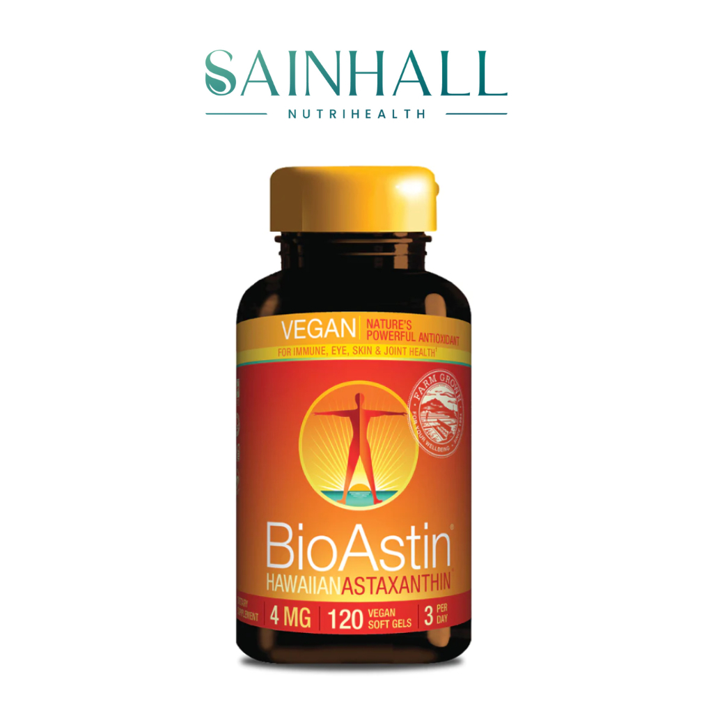 Nutrex Hawaii BioAstin Natural Astaxanthin 4mg, 120 capsules (Vegan ...