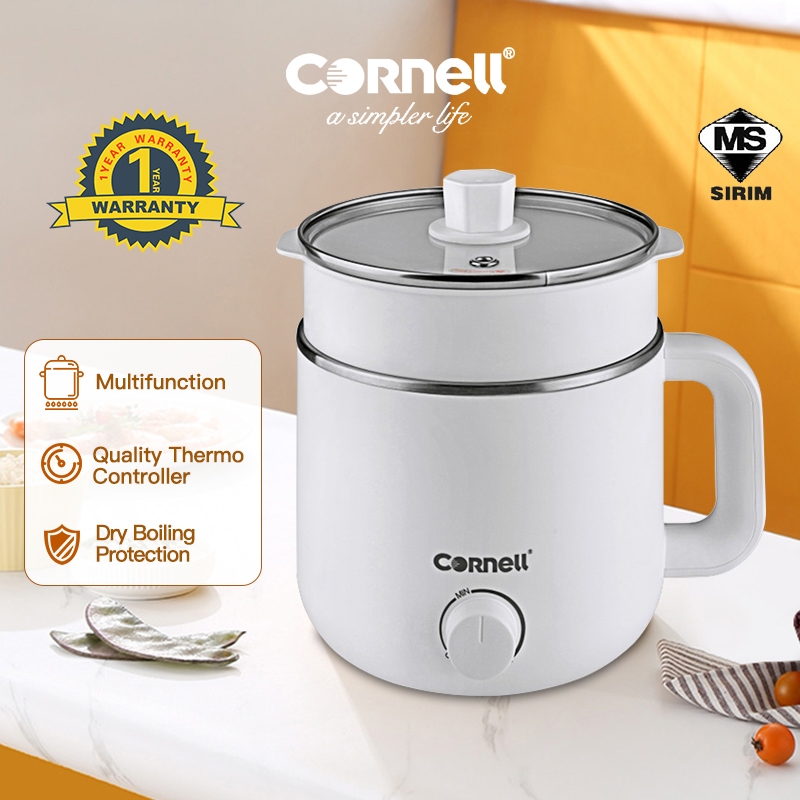 【Fast Delivery】Cornell Mini Multi Cooker (1.5L) CMCS1500X Shopee