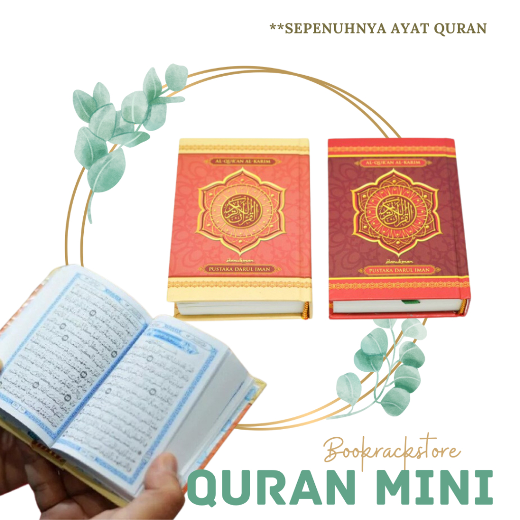ALQURAN SAHAJA | SAIZ A7 | ALQURAN BUSHRA | QURAN SAIZ POKET | QURAN ...