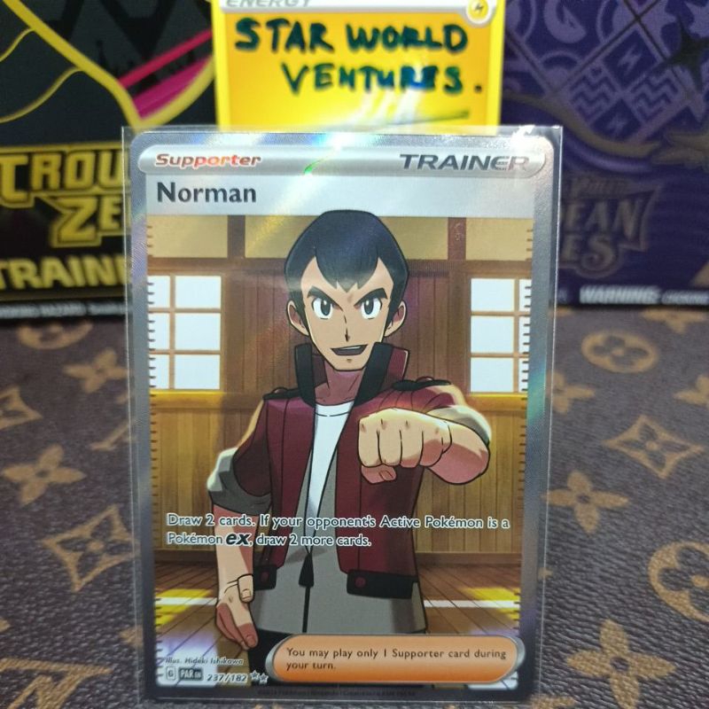 Norman - 237/182 Full Art FA Secret Rare (Paradox Rift) Pokemon TCG card  2023 | Shopee Malaysia