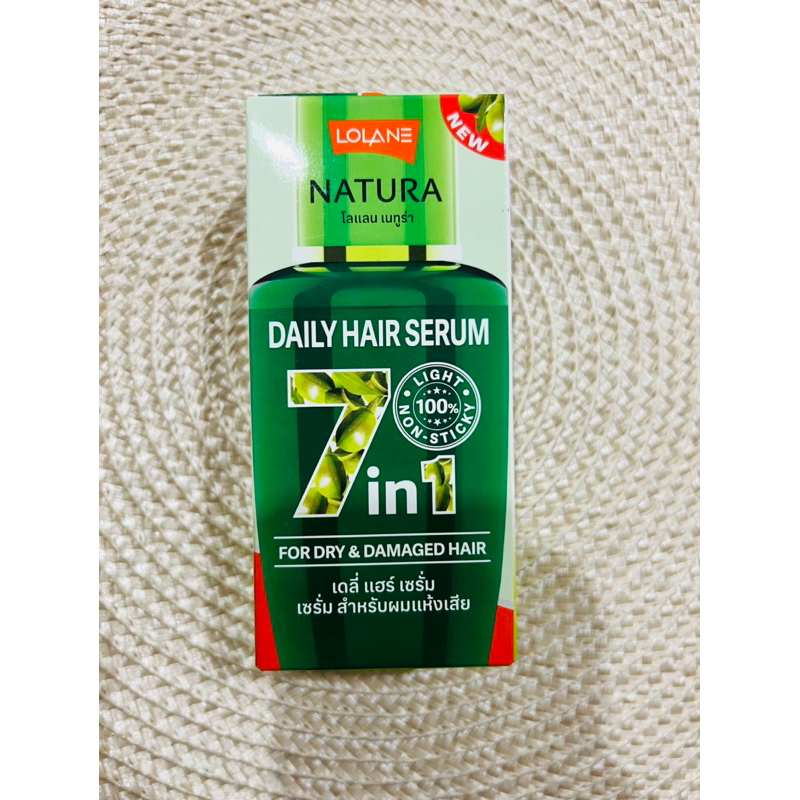Lolane Natura Daily Hair Serum For Dry & Damaged Hair 50ml | Shopee ...