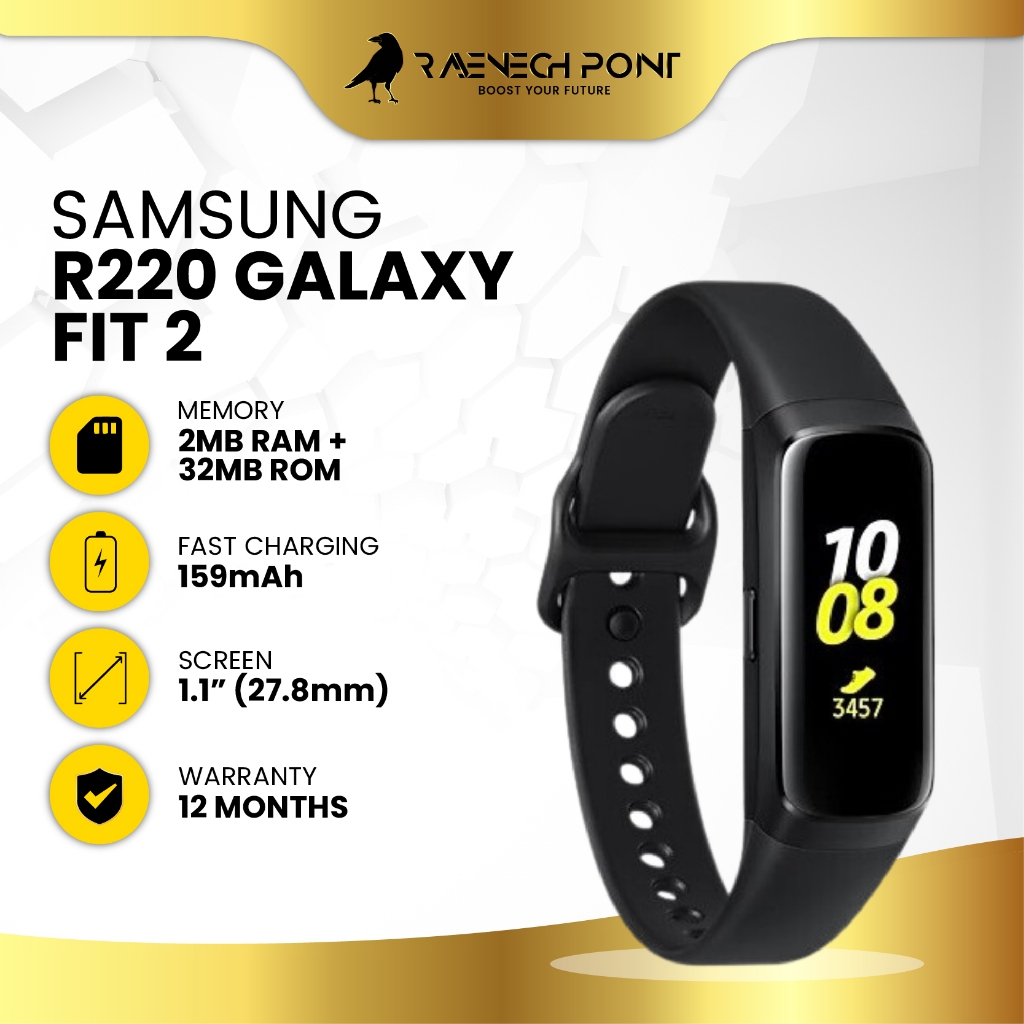 SAMSUNG R220 Galaxy Fit 2 Smart Watch Fitness Watch 智能手表 Jam Tangan ...