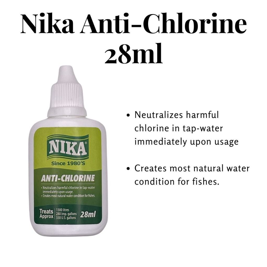 Nika AntiChlorine 28ml (Neutralizes harmful chlorine in tapwater