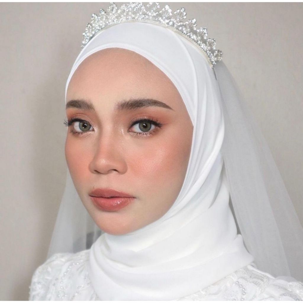 shawl nikah off white