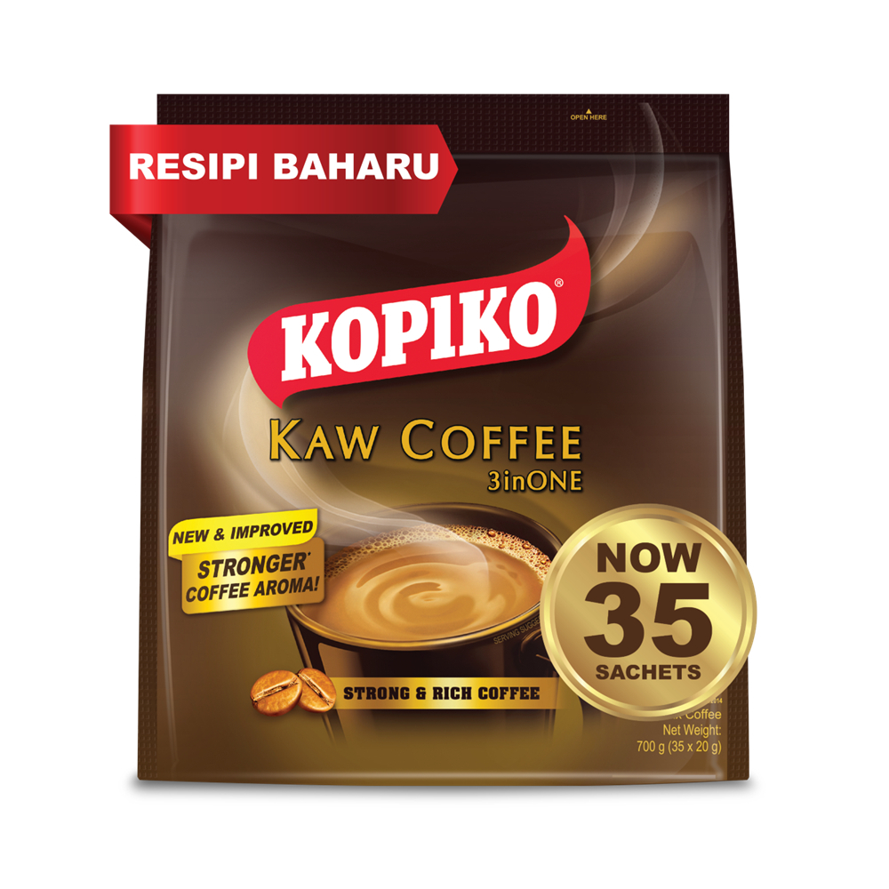 [35pcs x 20g] Kopiko Kaw Coffee 3in1 Drinks | Shopee Malaysia