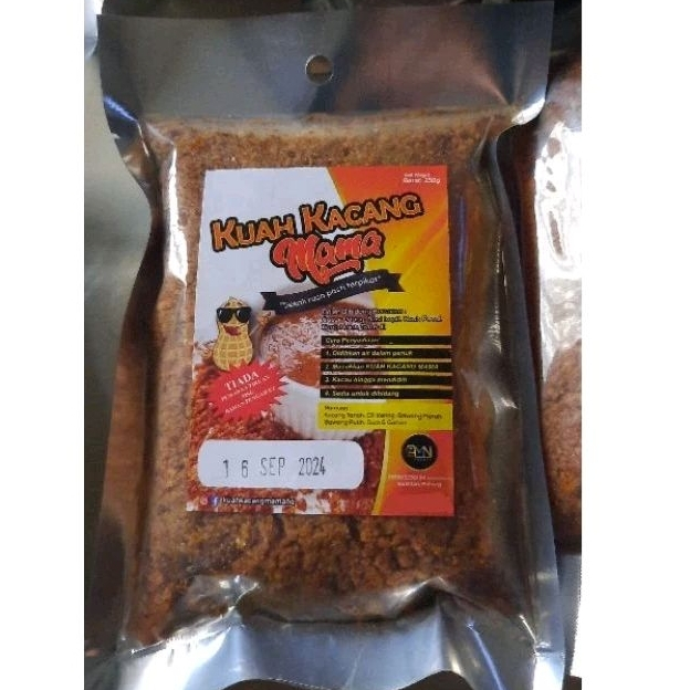 Kuah Kacang Mama Segera Instant Pecal Sambal Nasi Impit Sate Hari Raya