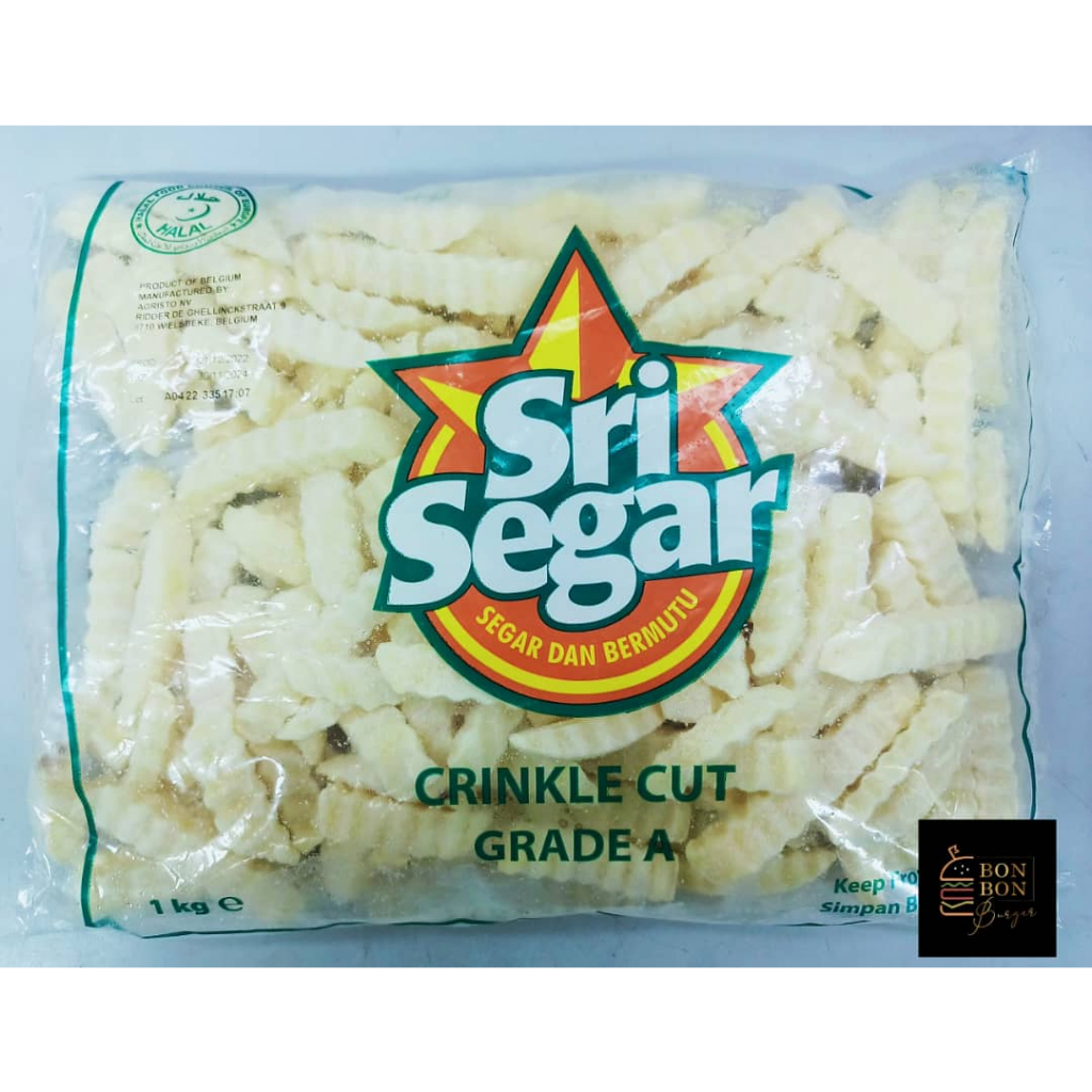 Sri Segar French Fries - Crinkle Cut 1kg | Shopee Malaysia