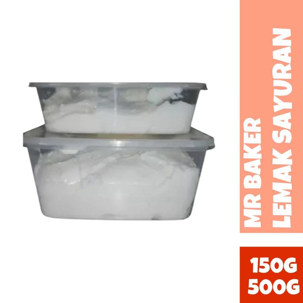 Shortening / Vegetable Shortening / Lemak Sayuran / 白油 白奶油 / Halal 150g
