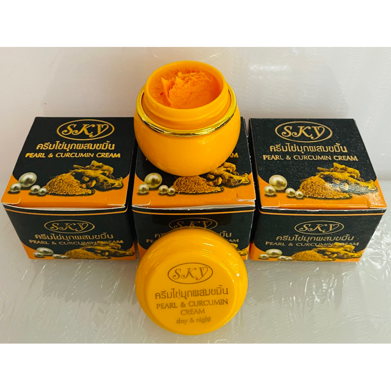 SKY PEARL & CURCUMIN CREAM ORIGINAL MADE IN THAILAND | Shopee Malaysia