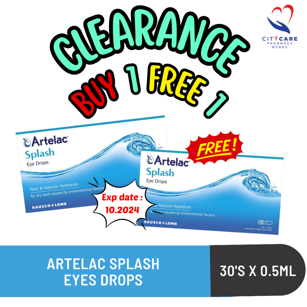 Exp Date 102024 Clearance Buy 1 Free 1 Artelac Splash Eye