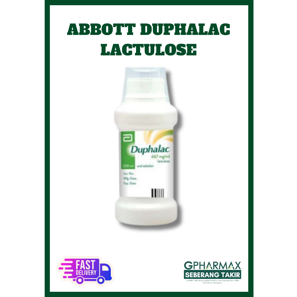 Abbott Duphalac Lactulose Syrup Solution 200ML | Shopee Malaysia