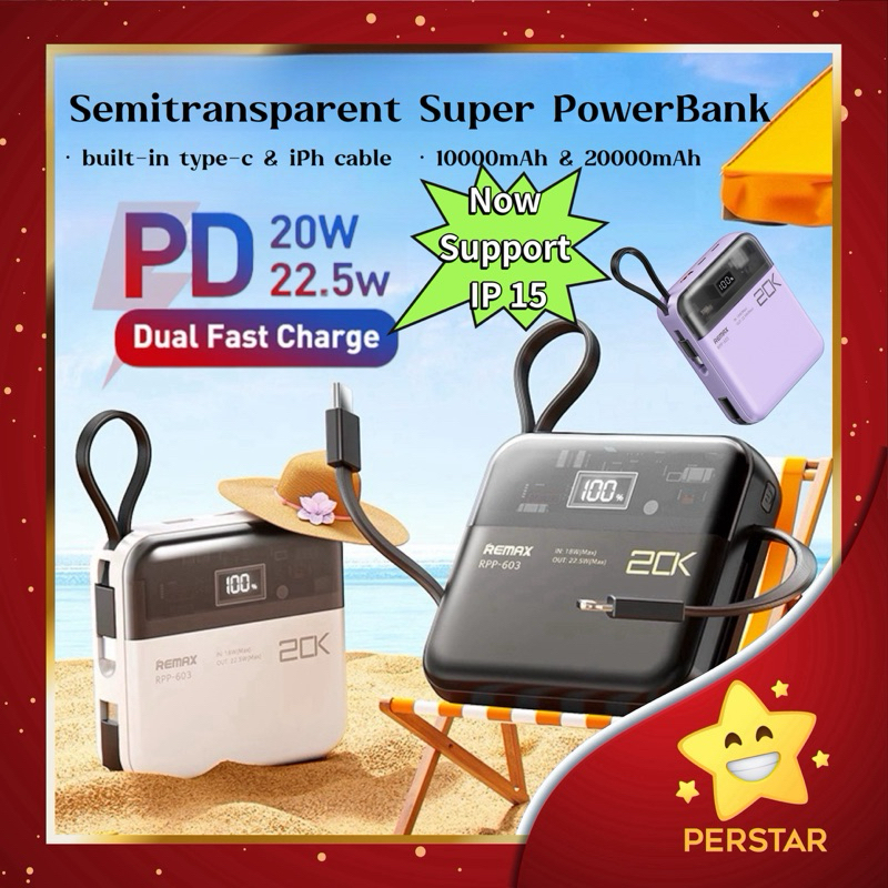 [ Support IP15 ] REMAX RPP-602/RPP-603 Sucha Pro Series Transparent ...