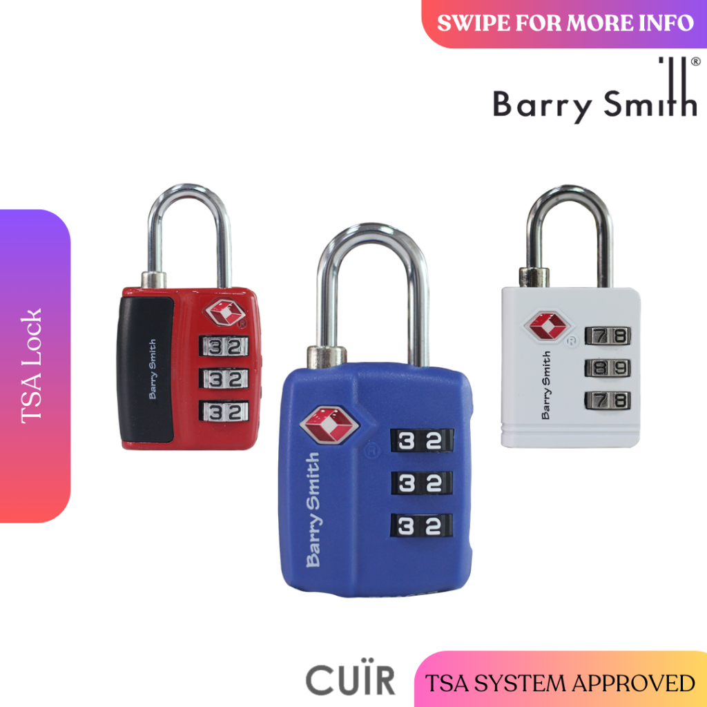 Barry Smith Lock TSA (Travel Sentry Approved) Shopee Malaysia